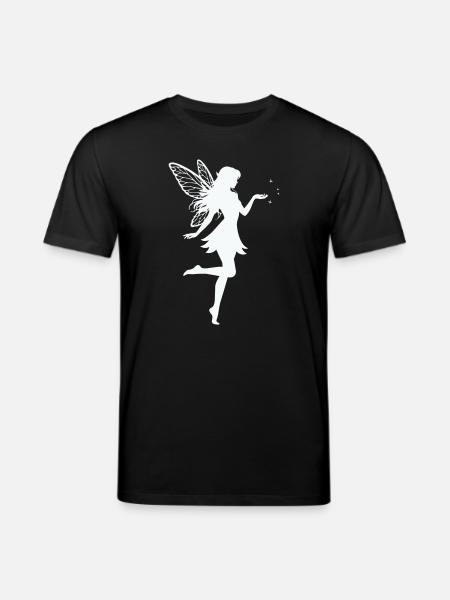 Fairy Elf - Stanley/Stella CREATOR Unisex Organic T-Shirt - black