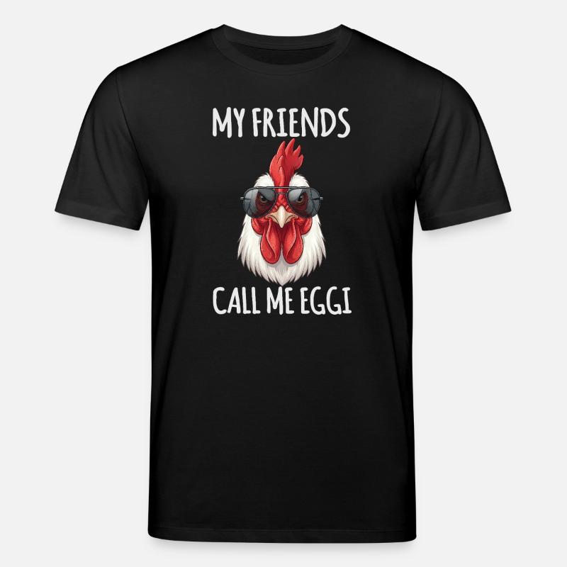 Eggi Chicken Chicken - Stanley/Stella CREATOR Unisex Organic T-Shirt - black