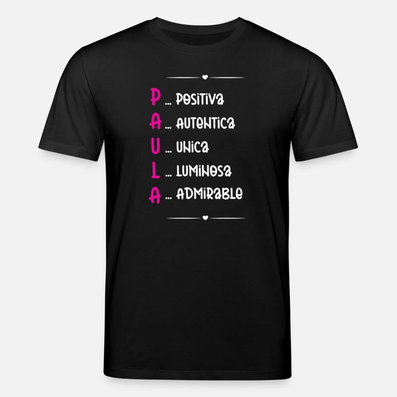 Sara Personalisiertes Geschenk - Stanley/Stella Unisex Bio-T-Shirt CREATOR  - Schwarz