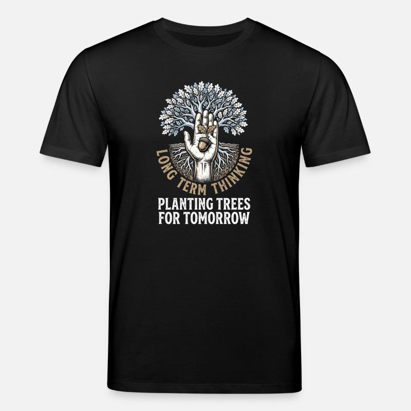 Long Term Planting - Stanley/Stella Unisex Bio-T-Shirt CREATOR  - Schwarz