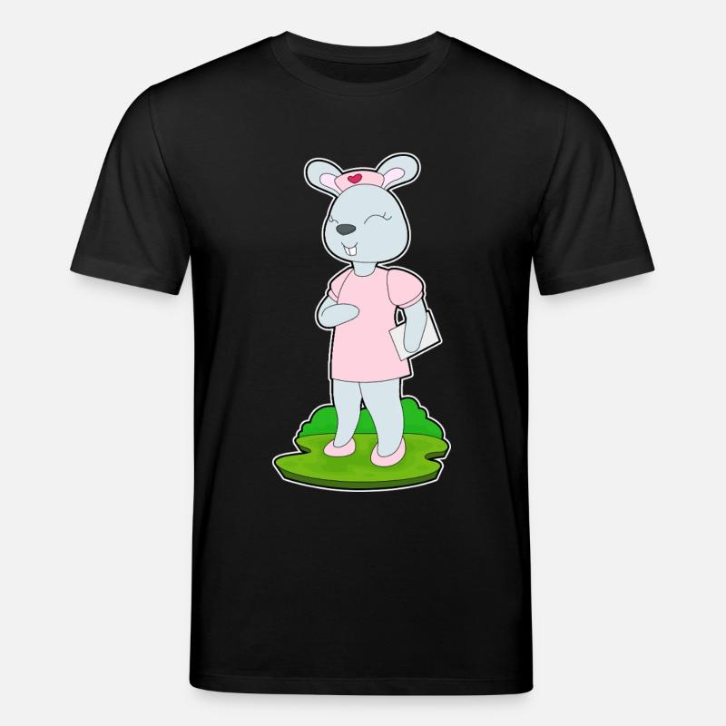Infirmière lapin - T-shirt bio CREATOR Stanley/Stella Unisexe - noir