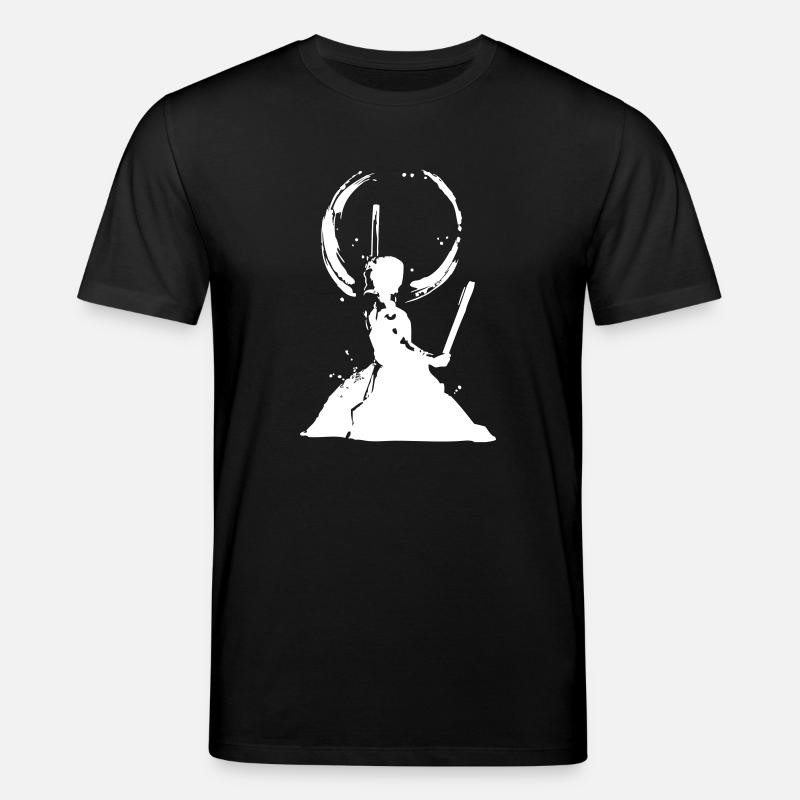 Odaiko Trommler - Stanley/Stella Unisex Bio-T-Shirt CREATOR  - Schwarz
