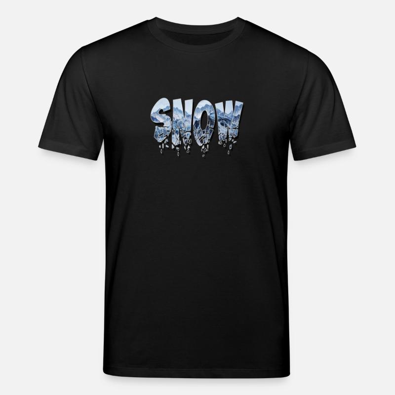 Schnee - Stanley/Stella Unisex Bio-T-Shirt CREATOR  - Schwarz