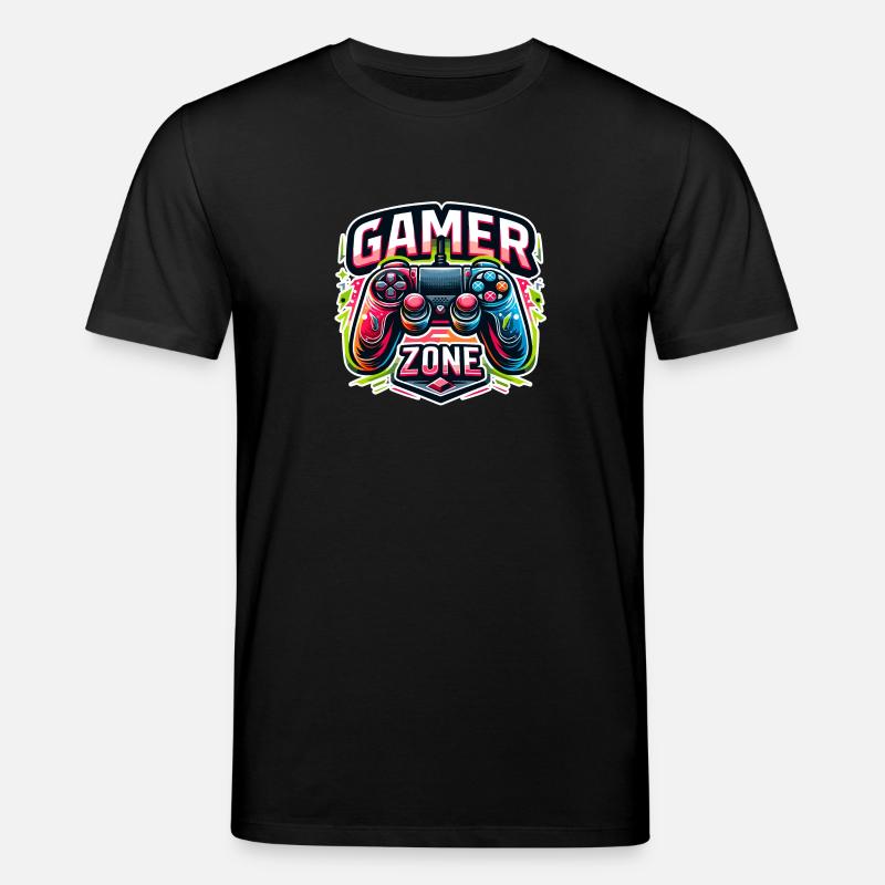 Gamer Zone - Controller Illustration - Stanley/Stella Unisex Bio-T-Shirt CREATOR  - Schwarz