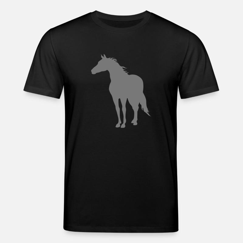 Pferde - Stanley/Stella Unisex Bio-T-Shirt CREATOR  - Schwarz