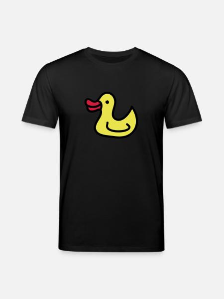 Entchen - Ente 3 - Stanley/Stella Unisex Bio-T-Shirt CREATOR  - Schwarz