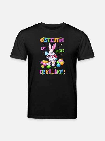 Ostern, Eieralarm - Stanley/Stella Unisex Bio-T-Shirt CREATOR - Schwarz