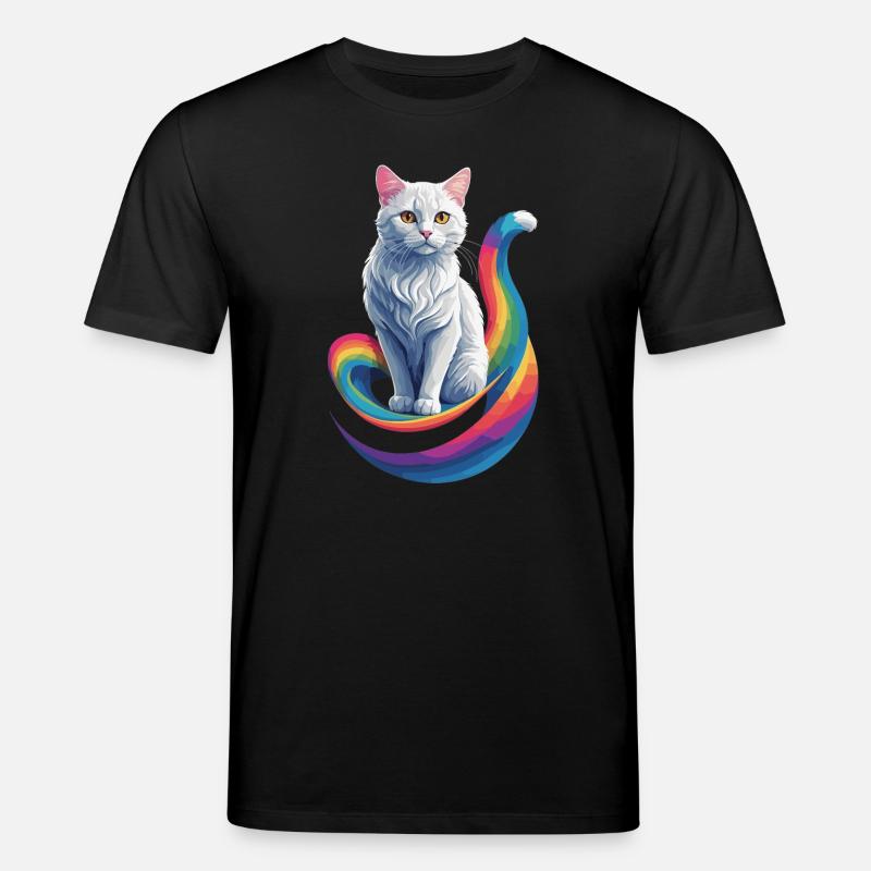 Süße Katze - Stanley/Stella Unisex Bio-T-Shirt CREATOR - Schwarz