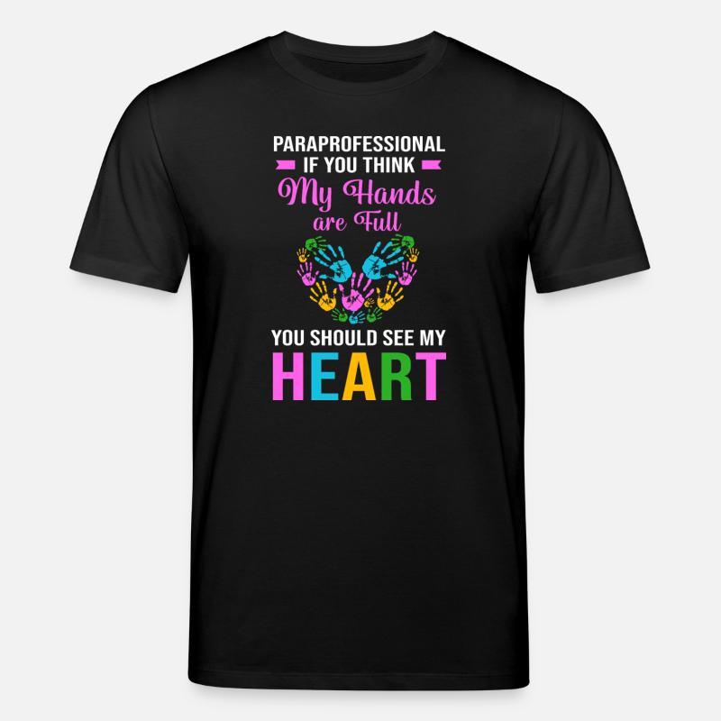 Paraeducator Teacher Assistant Paraprofessional - Stanley/Stella CREATOR Unisex Organic T-Shirt - black