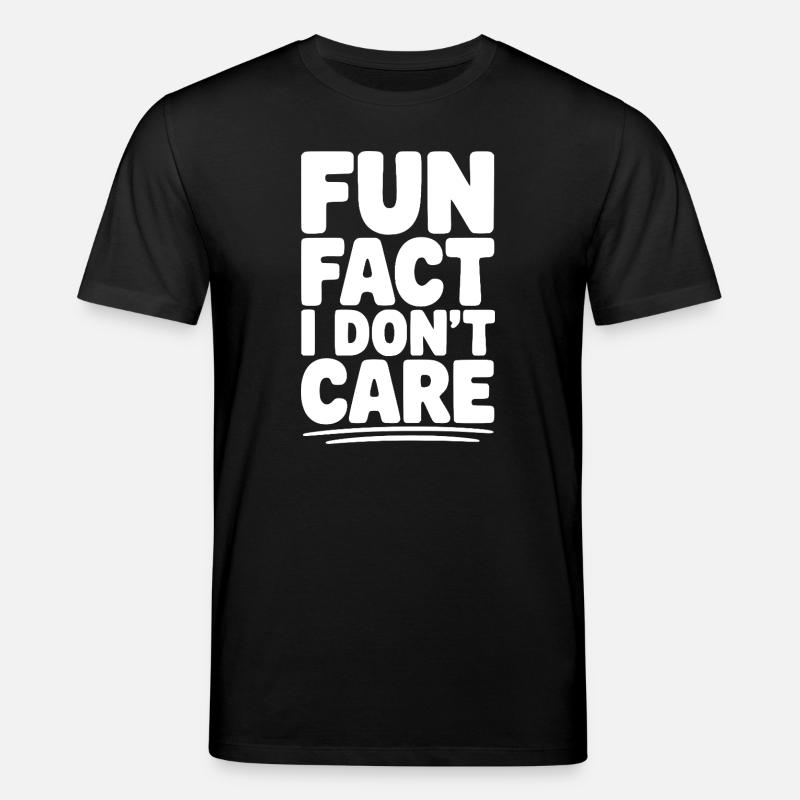 Fun Fact: Mir ist das egal - Stanley/Stella Unisex Bio-T-Shirt CREATOR  - Schwarz