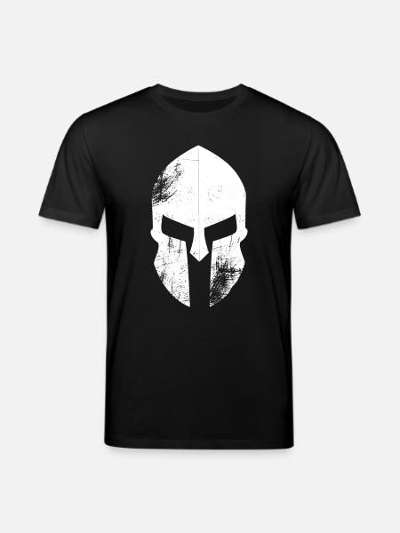 Spartan Helmet - Stanley/Stella Unisex Bio-T-Shirt CREATOR - Schwarz