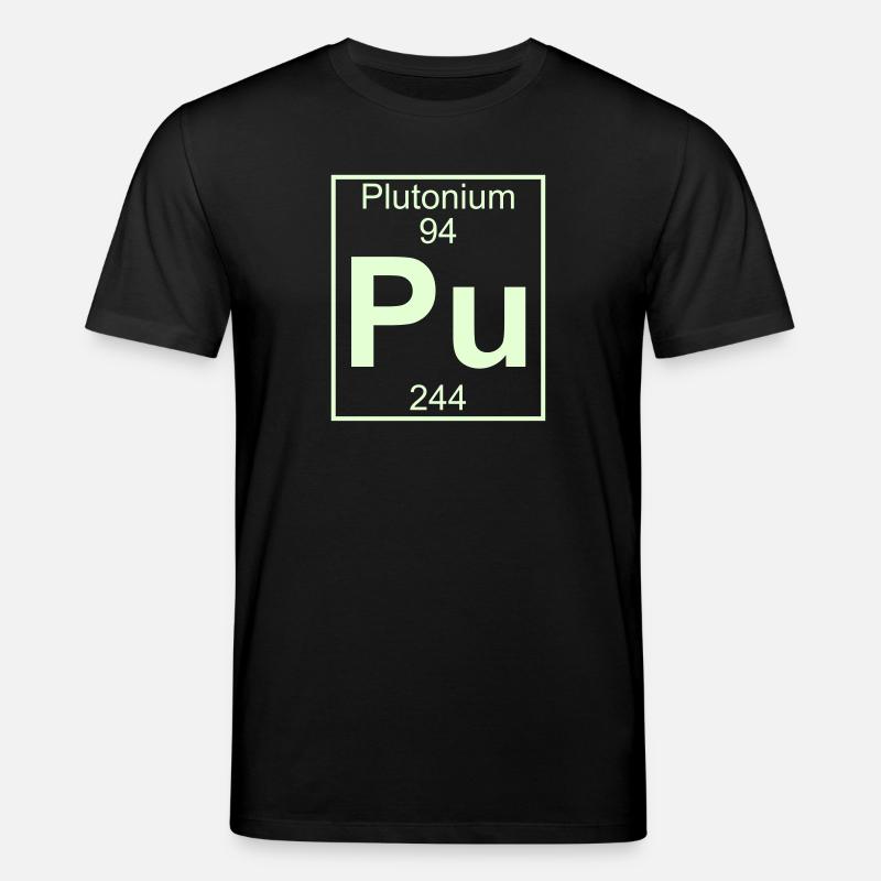 Plutonium (Pu) (element 94) - Stanley/Stella CREATOR Unisex Organic T-Shirt - black