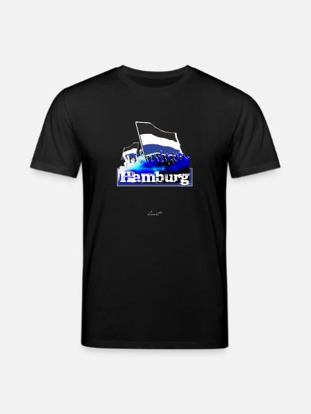 hamburg all4one - Stanley/Stella Unisex Bio-T-Shirt CREATOR  - Schwarz