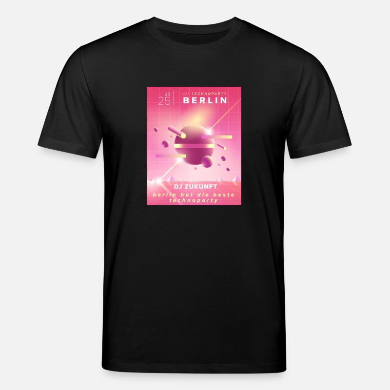 Berliner Techno - Stanley/Stella Unisex Bio-T-Shirt CREATOR  - Schwarz
