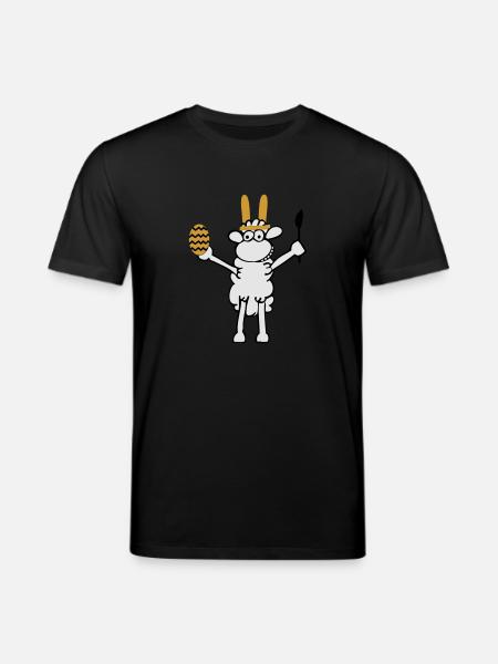 Osterschaf - Stanley/Stella Unisex Bio-T-Shirt CREATOR  - Schwarz