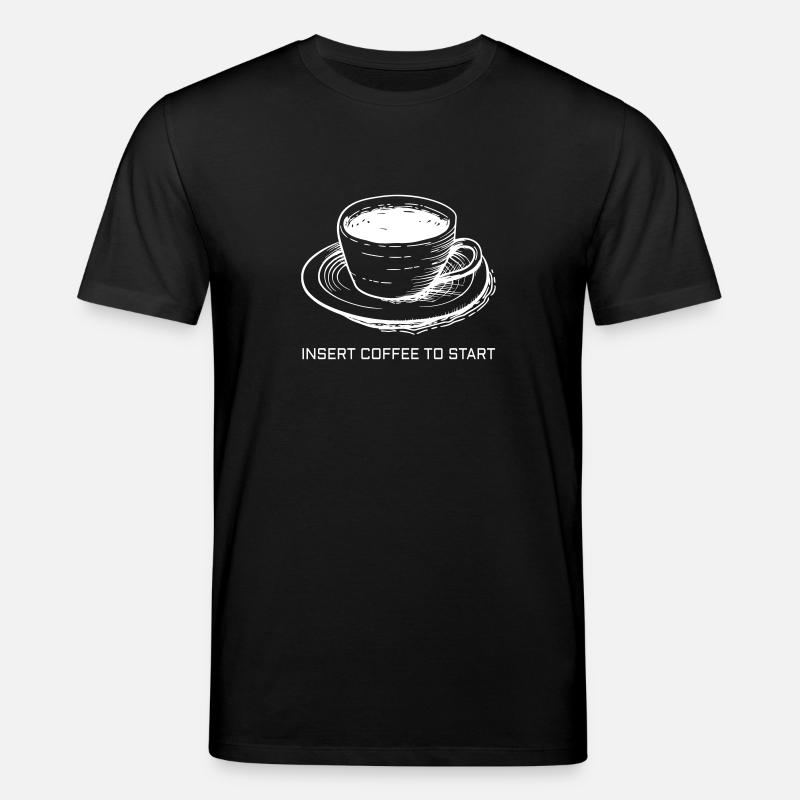 Insert Coffee To Start - T-shirt bio CREATOR Stanley/Stella Unisexe - noir