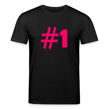 #1 - Stanley/Stella Unisex Bio-T-Shirt CREATOR  - Schwarz - Vorne - Alina (178cm) & Michal (187cm)