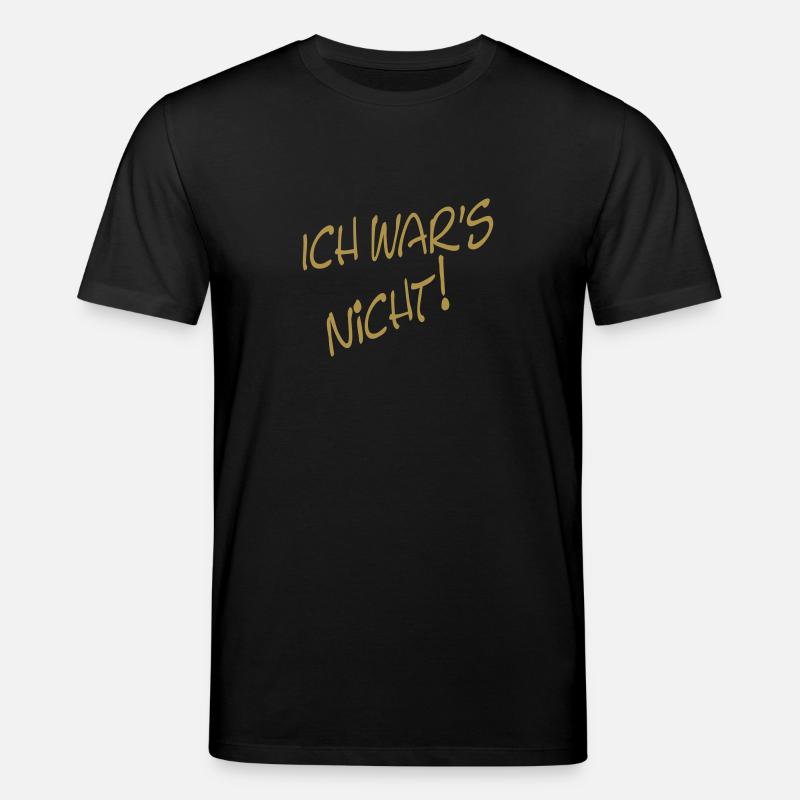 ICH WAR'S NICHT! - Stanley/Stella Unisex Bio-T-Shirt CREATOR  - Schwarz