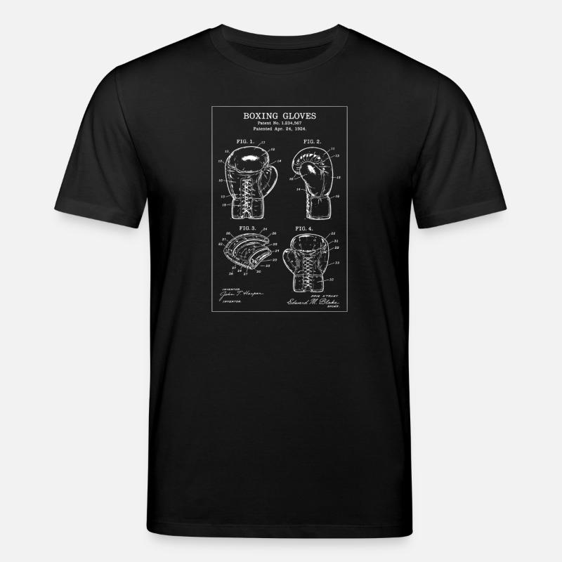 Blueprint Boxhandschuhe Patentkunst - Stanley/Stella Unisex Bio-T-Shirt CREATOR  - Schwarz