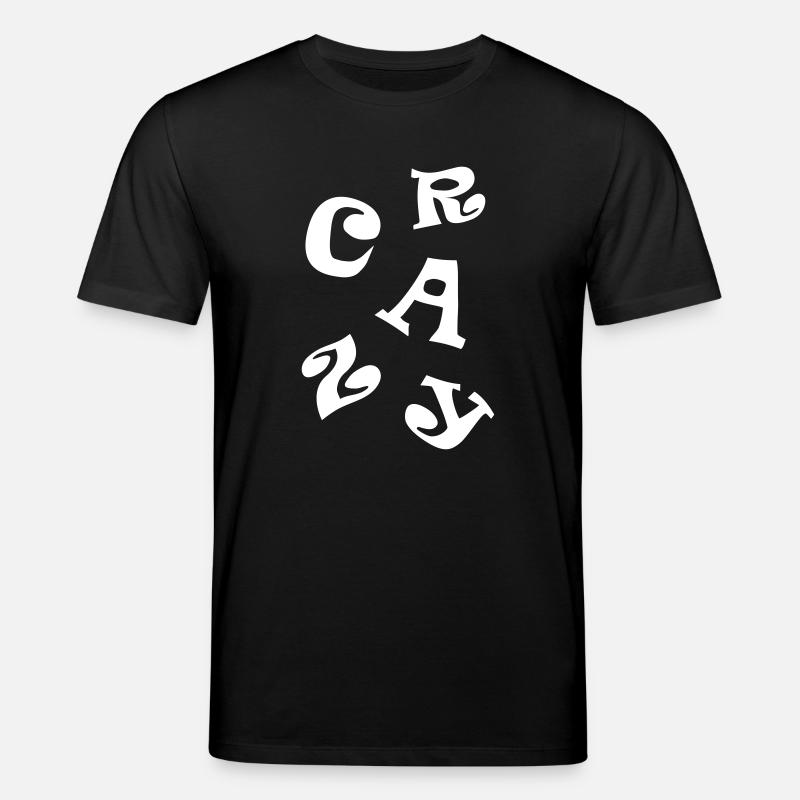Crazy - Stanley/Stella Unisex Bio-T-Shirt CREATOR  - Schwarz