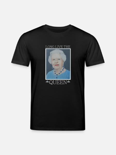 Reine d'Angleterre Elisabeth - Idée cadeau - T-shirt bio CREATOR Stanley/Stella Unisexe - noir