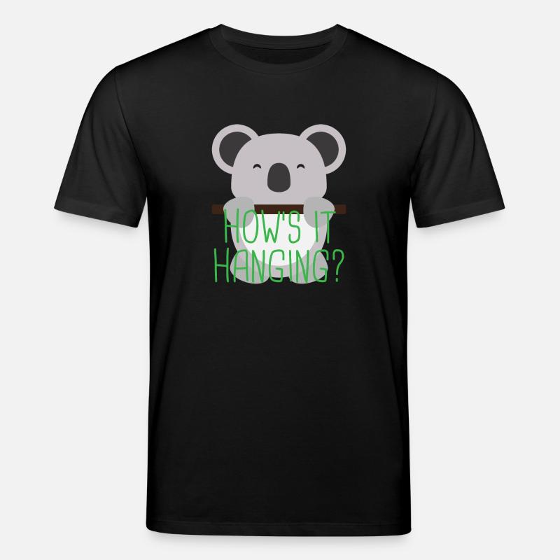 Koala 3 03 - Stanley/Stella Unisex Bio-T-Shirt CREATOR  - Schwarz