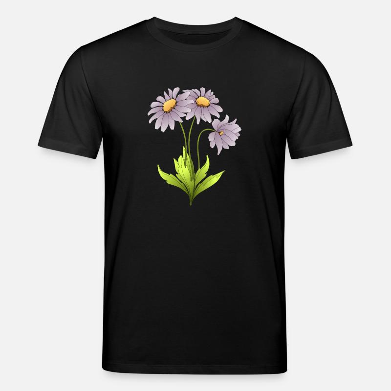 Blumen - Stanley/Stella Unisex Bio-T-Shirt CREATOR  - Schwarz