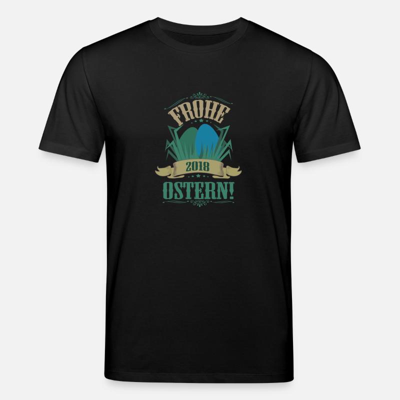 Frohe Ostern 2018! - Stanley/Stella Unisex Bio-T-Shirt CREATOR  - Schwarz