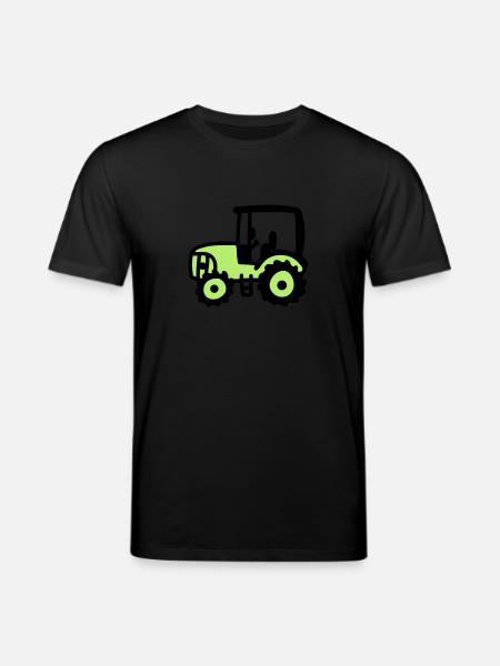 Tractor - Stanley/Stella CREATOR Unisex Organic T-Shirt - black