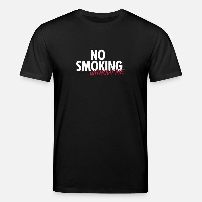 no smoking without me - Stanley/Stella Unisex Bio-T-Shirt CREATOR  - Schwarz