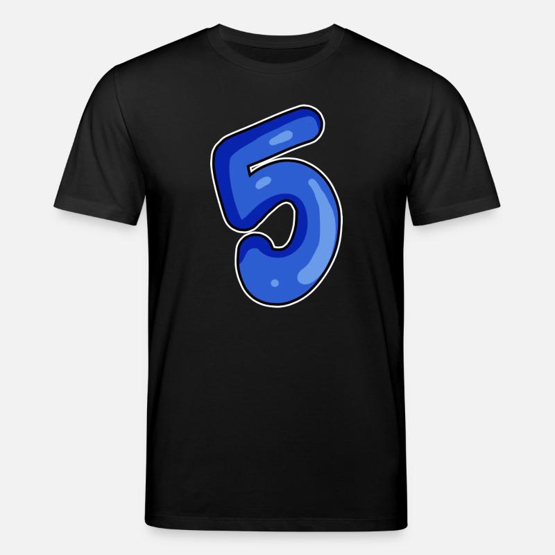 Numéro 5 Numéro Bleu - T-shirt bio CREATOR Stanley/Stella Unisexe - noir