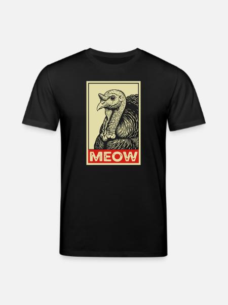 Jeg er bare her for sovsen sjov Thanksgiving - Stanley/Stella CREATOR økologisk unisex-T-shirt - sort