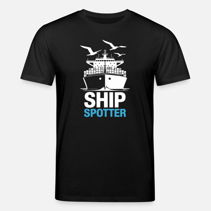 Spotter de navire Passion Maritime - T-shirt bio CREATOR Stanley/Stella Unisexe - noir