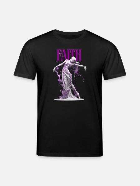 Faith Dancer of Liquid Marble - Stanley/Stella CREATOR Unisex Organic T-Shirt - black