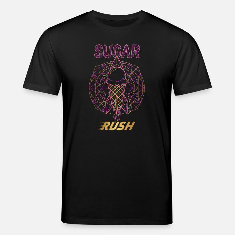 Fusée de glace Sugar Rush - T-shirt bio CREATOR Stanley/Stella Unisexe - noir