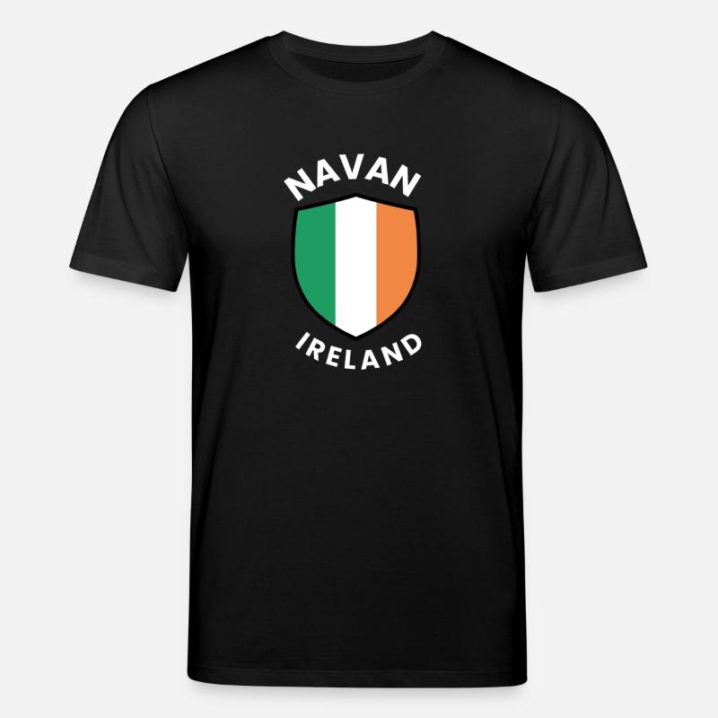 Navaner Schild von Irland - Stanley/Stella Unisex Bio-T-Shirt CREATOR  - Schwarz