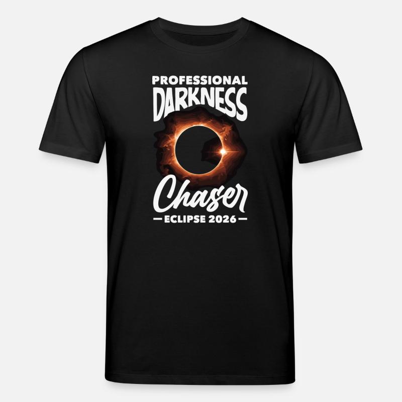 Éclipse solaire 2026, 12 août - T-shirt bio CREATOR Stanley/Stella Unisexe - noir