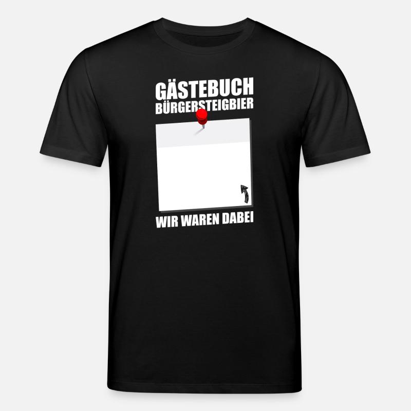 Gästebuch Bürgersteigbier Ortskontrollfahrt OKF - Stanley/Stella Unisex Bio-T-Shirt CREATOR - Schwarz