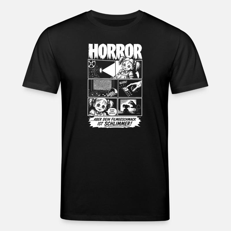 Films d’horreur maudits goût - T-shirt bio CREATOR Stanley/Stella Unisexe - noir