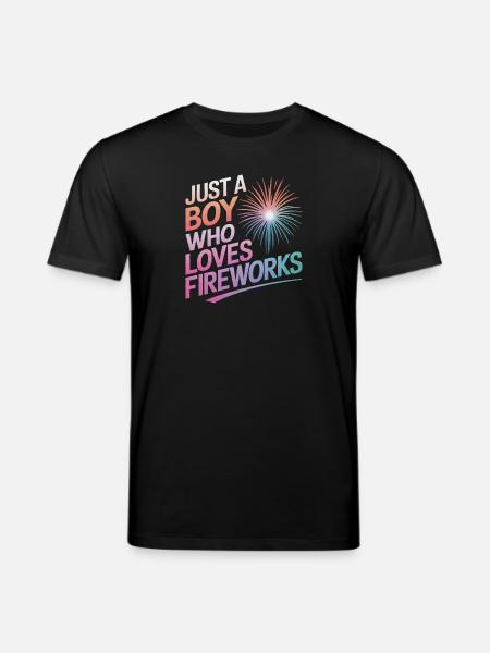 Pyrotechnics Fireworks Pyrotechnics - Stanley/Stella CREATOR Unisex Organic T-Shirt - black