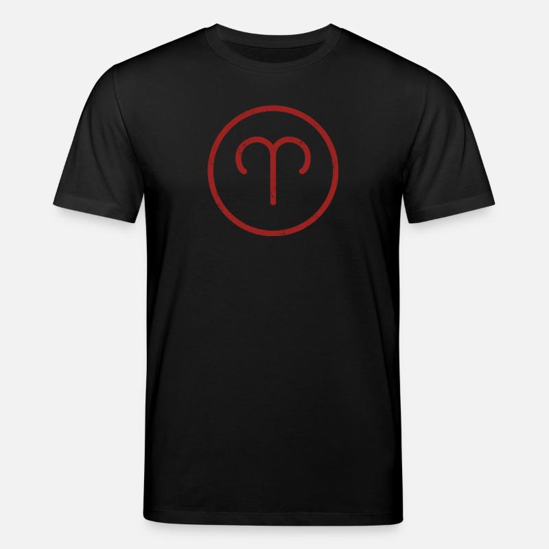 Sternzeichen Widder - Stanley/Stella Unisex Bio-T-Shirt CREATOR  - Schwarz