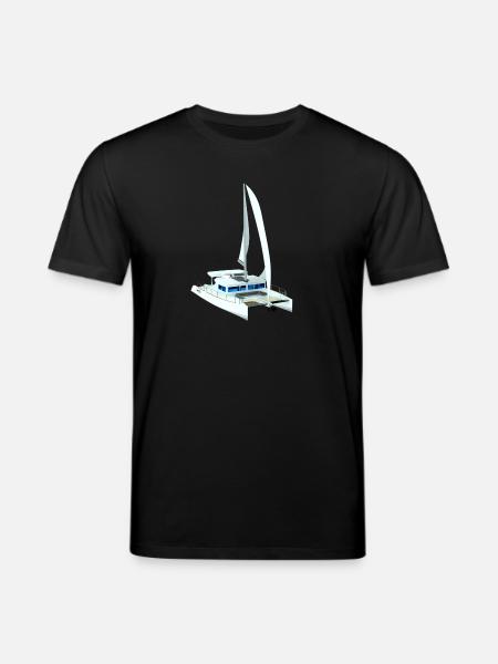 Katamaran 3D - Stanley/Stella Unisex Bio-T-Shirt CREATOR - Schwarz