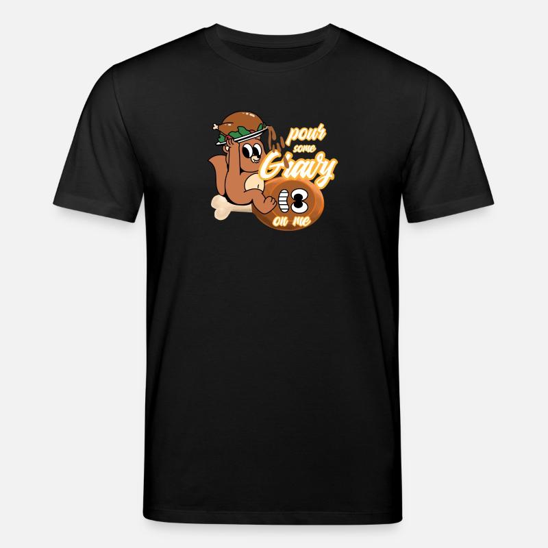 Danksagung mit Sosse - Stanley/Stella Unisex Bio-T-Shirt CREATOR  - Schwarz
