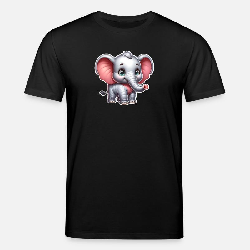 Éléphant - T-shirt bio CREATOR Stanley/Stella Unisexe - noir