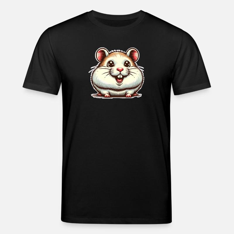 Hamster - Stanley/Stella Unisex Bio-T-Shirt CREATOR  - Schwarz