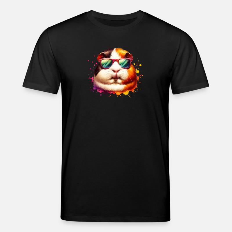 Meerschweinchen - Stanley/Stella Unisex Bio-T-Shirt CREATOR  - Schwarz