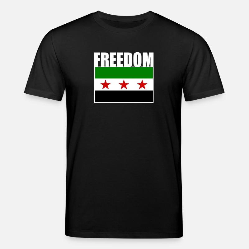syrien - Stanley/Stella Unisex Bio-T-Shirt CREATOR  - Schwarz