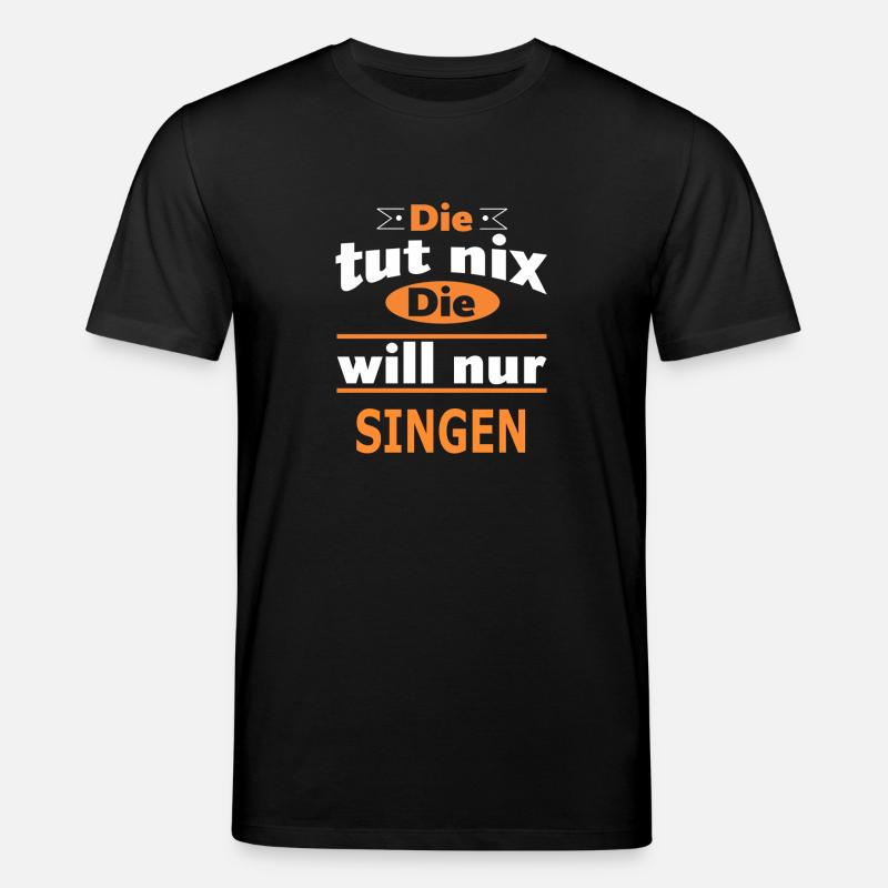 SINGEN - Stanley/Stella Unisex Bio-T-Shirt CREATOR  - Schwarz