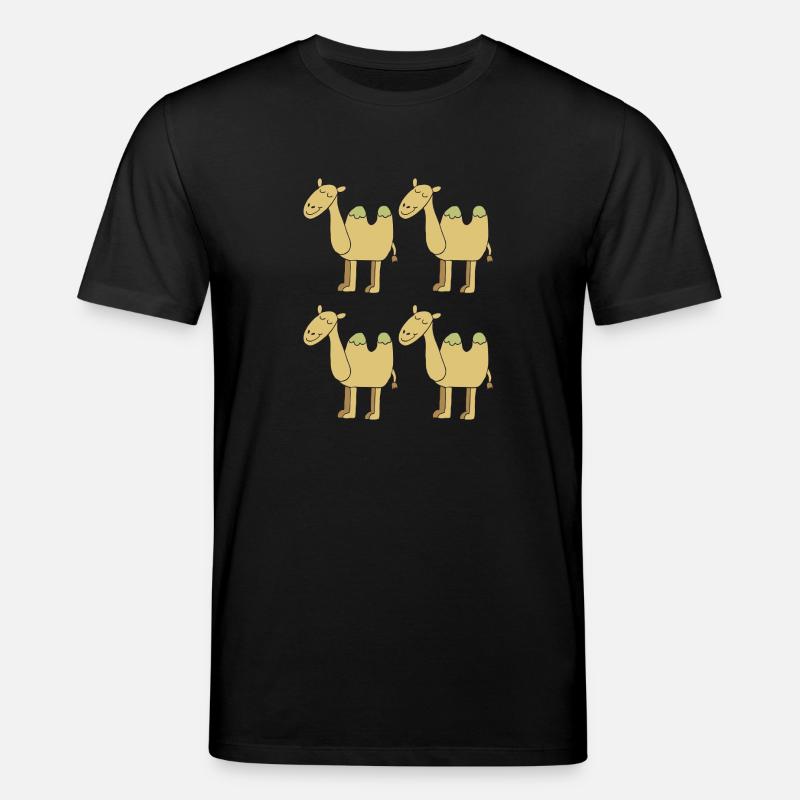 kamel herde - Stanley/Stella Unisex Bio-T-Shirt CREATOR  - Schwarz