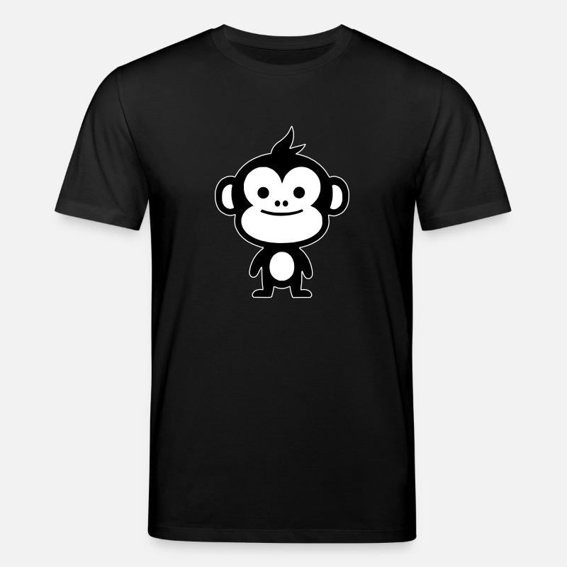 Singe simple - T-shirt bio CREATOR Stanley/Stella Unisexe - noir